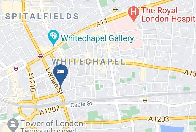 London - Saco Tower Hill Leman St Maps