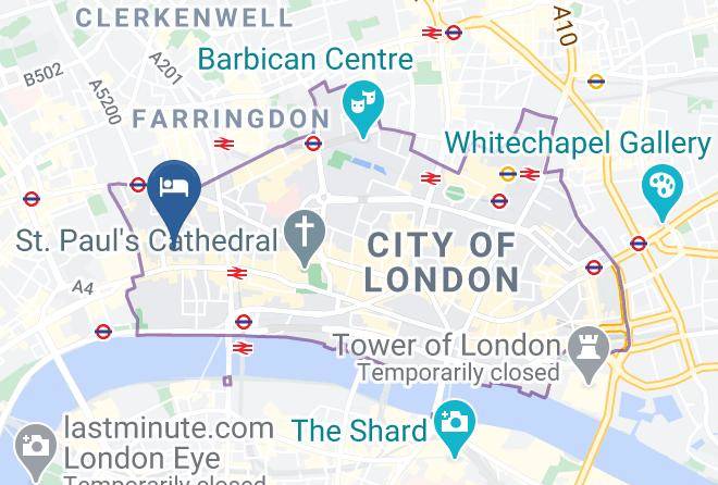 London - Saco St Pauls Red Lion Court Maps
