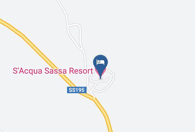 Province Of South Sardinia - Sacqua Sassa Resort Hotel Maps