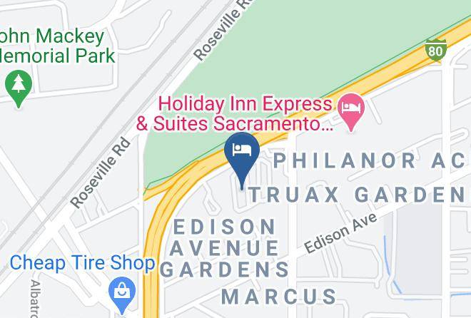 Sacramento - Sacramento Shade Rv Park Maps