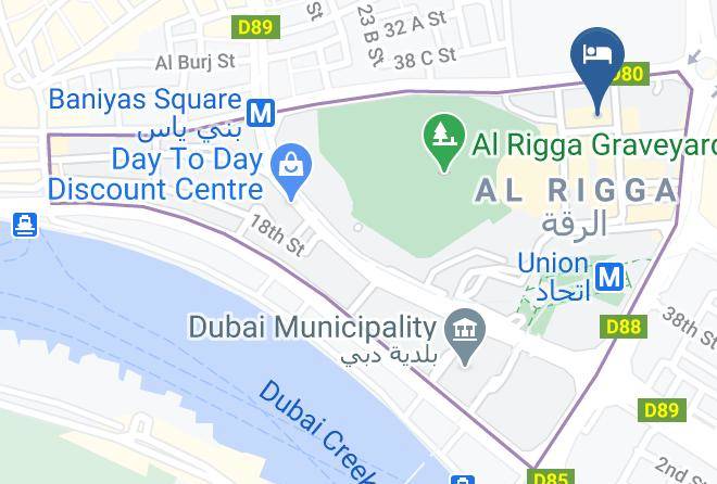 Dubai - Sadaf Hotel Maps