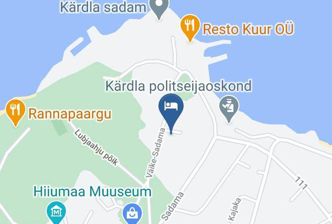 Hiiumaa Vald - Sadama Puhkemaja Maps