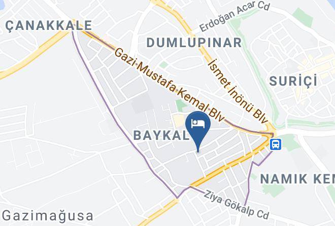 Dumlupinar - Sadan Hotel Maps