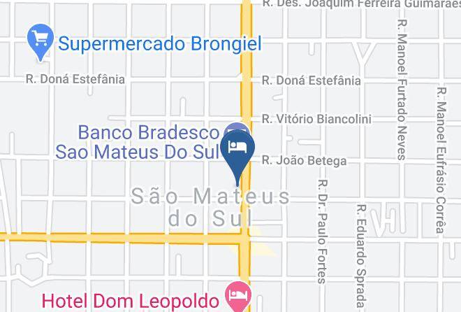 Sao Mateus Do Sul - Sadas Hotel Maps