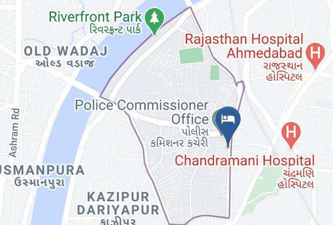 Ahmadabad - Sadbhav Hotel Maps