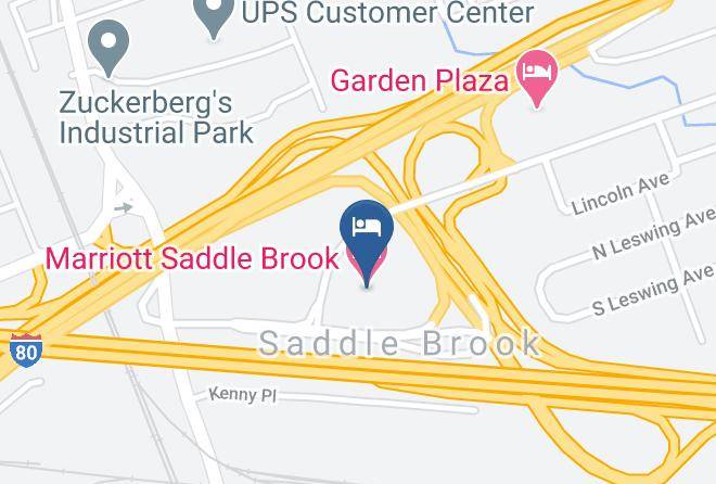 Marriott Saddle Brook Map