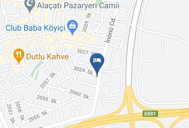 Sade Alacati Hotel Map