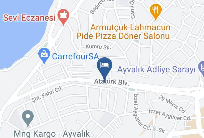 Ayvalik - Sadri Aile Pansiyonu Maps