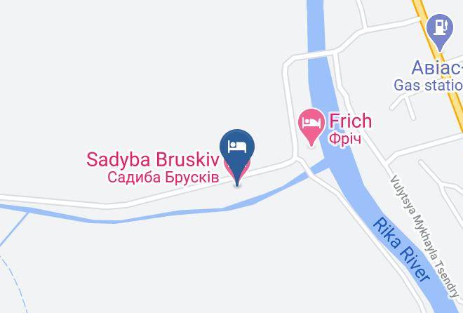 Mizhhirya Raion - Sadyba Bruskiv Maps