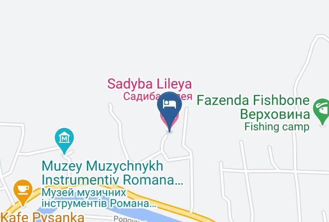 Verkhovyna Raion - Sadyba Lileya Maps