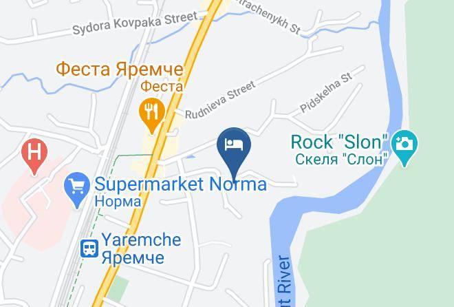 Yaremcha - Sadyba U Dida Viktora Maps