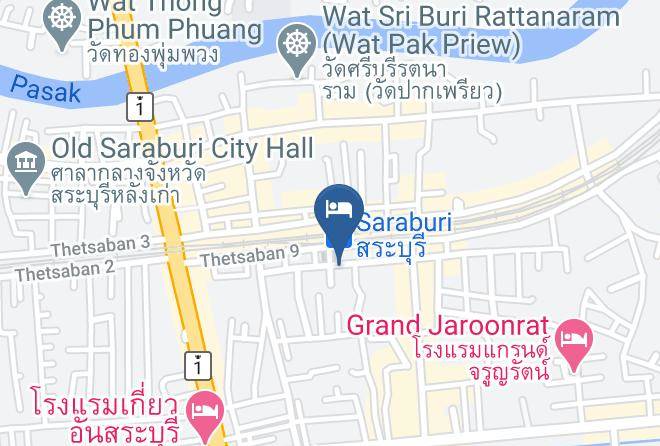 Amphoe Mueang Saraburi - Saeng Tian Resort Maps