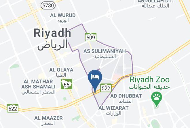 Riyadh - Safana Hotel Maps