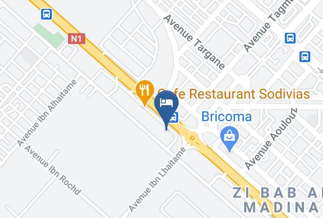 Souss Massa Draa - Safar Budget Hotel Maps