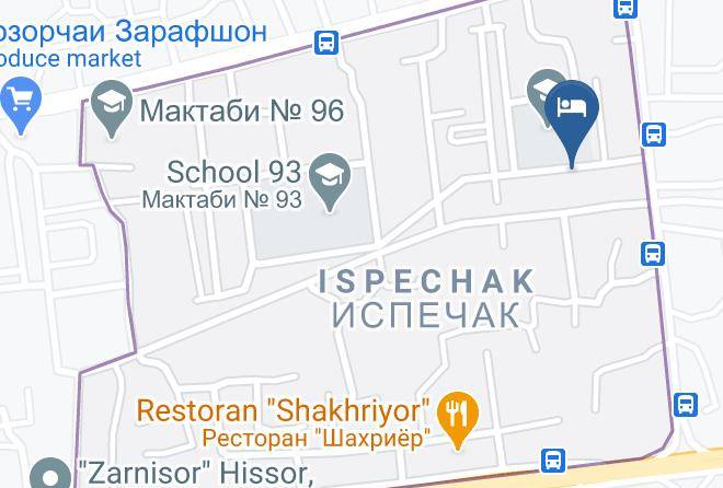 Dushanbe - Safar Hotel&spa Maps