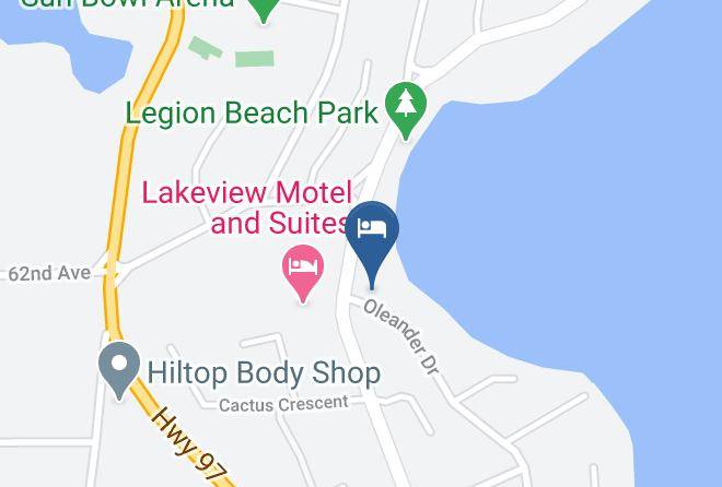 Okanagan Similkameen - Safari Beach Resort Maps