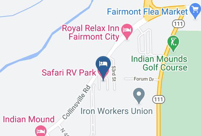 St Clair - Safari Rv Park Maps