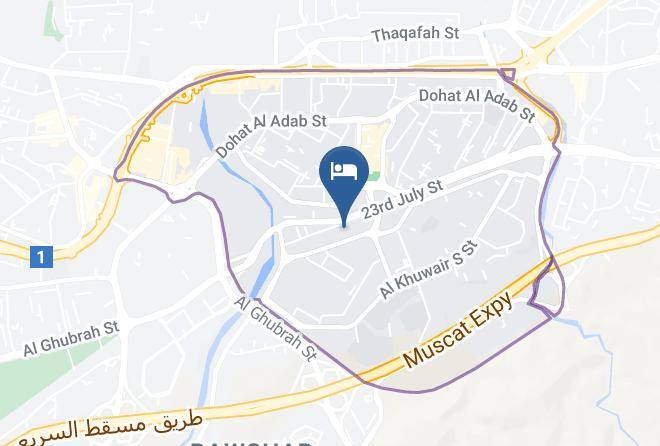 Bawshar - Safeer Continental Hotel Maps