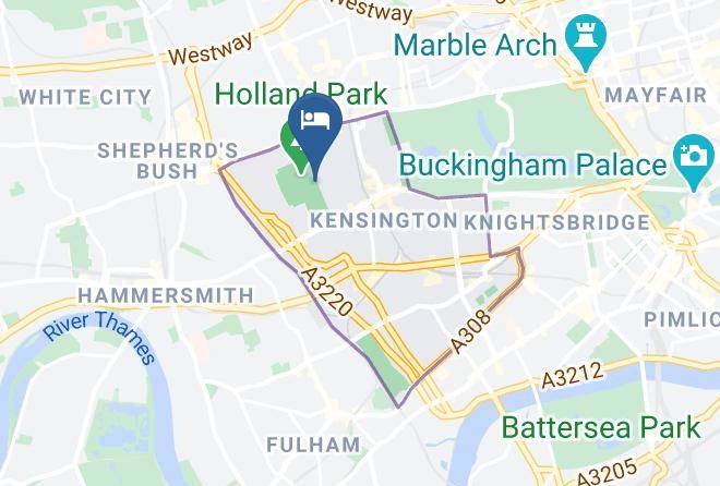 London - Safestay Holland Park Maps