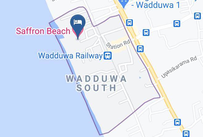 Colombo - Saffron Beach Hotel Maps