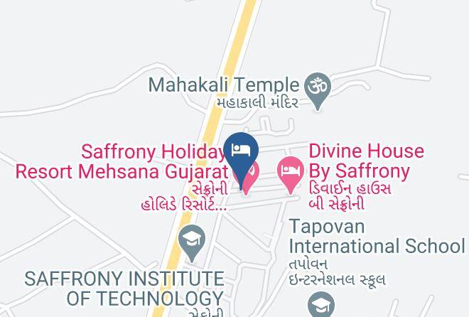 Mehsana Sub District - Saffrony Holiday Resort Mehsana Maps