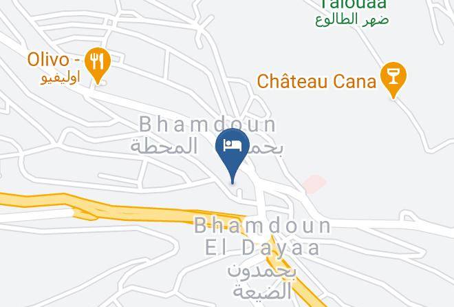 Aaley - Safir Bhamdoun Hotel Maps