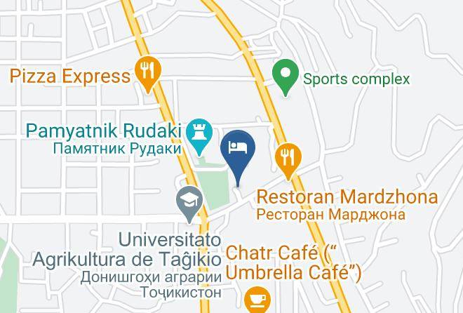 Dushanbe - Safir Hotel Maps