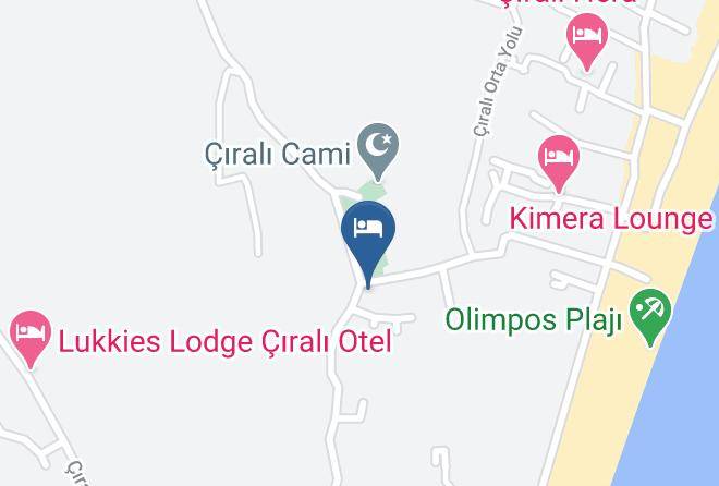 Antalya - Safir Pansiyon Maps