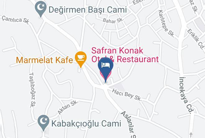 Safranbolu - Safran Konak Otel & Restaurant Maps