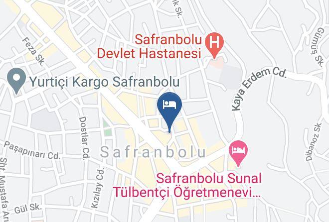 Safranbolu - Safran Resort Otel Maps