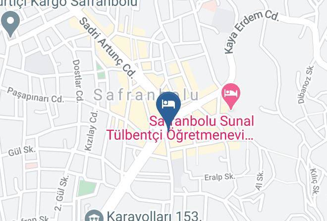 Safranbolu - Safranbolu Celik Palas Hotel Restaurant Maps
