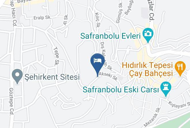 Safranbolu - Safranbolu Meymune Valide Konagi Maps