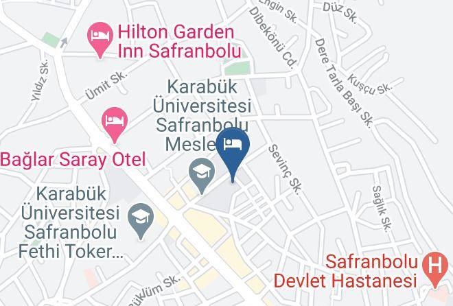 Safranbolu - Safranbolu Ogretmenevi Maps