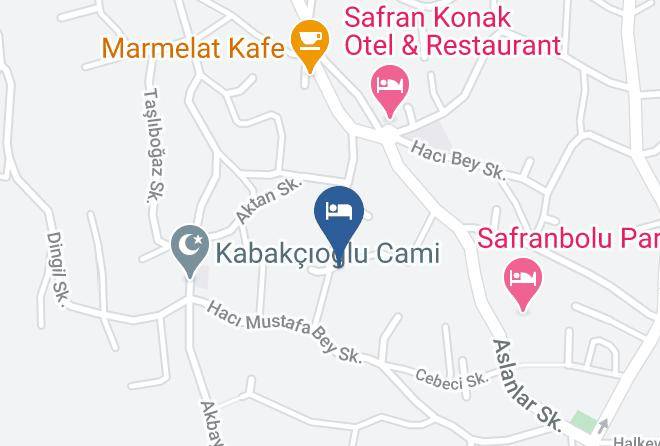 Safranbolu Otel Nermin Hanim Konagi Map