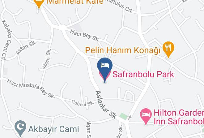 Safranbolu - Safranbolu Park Hotel Maps