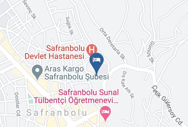Safranbolu - Safranbolu Yavuzlar Otel Maps