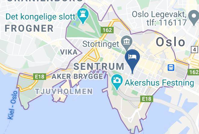 Saga Hotel Oslo Central Map