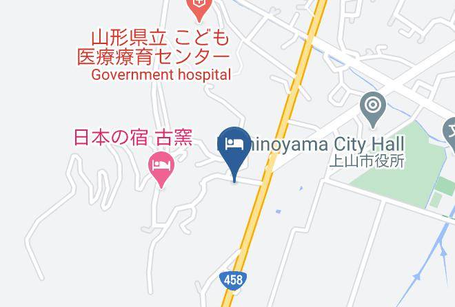 Kaminoyama City - Sagaeya Ryokan Maps