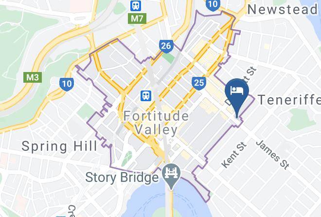 Brisbane - Sage Hotel Brisbane James Street Maps