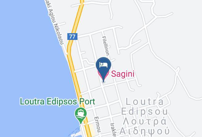 Euboea - Sagini Hotel Maps