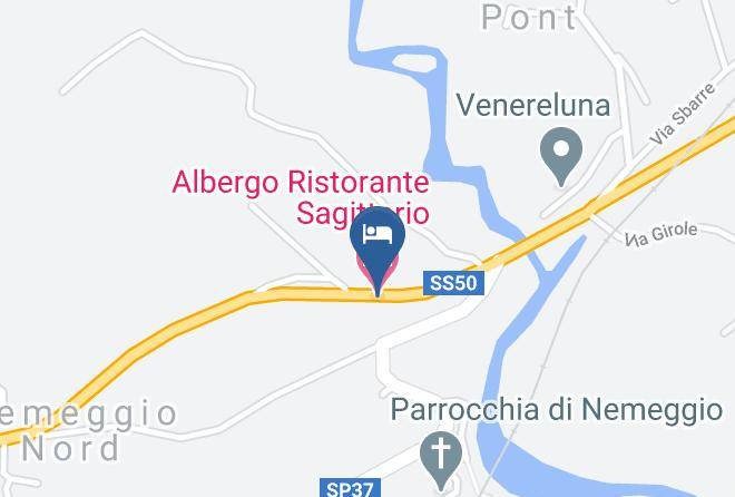 Belluno - Albergo Ristorante Sagittario Maps