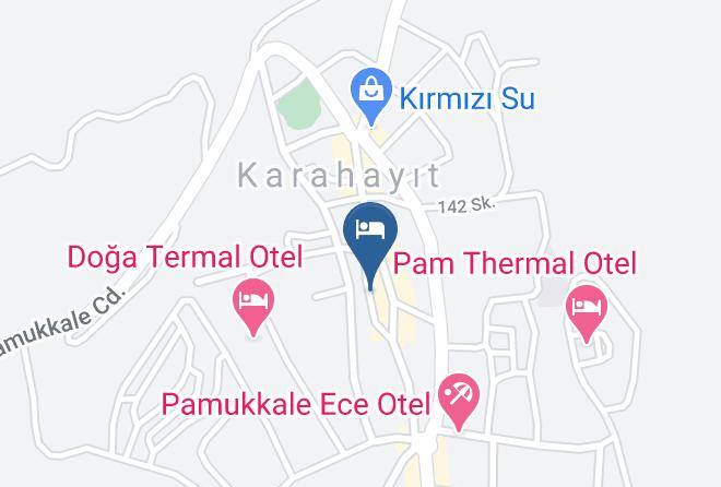 Pamukkale - Saglik Pansiyon Maps