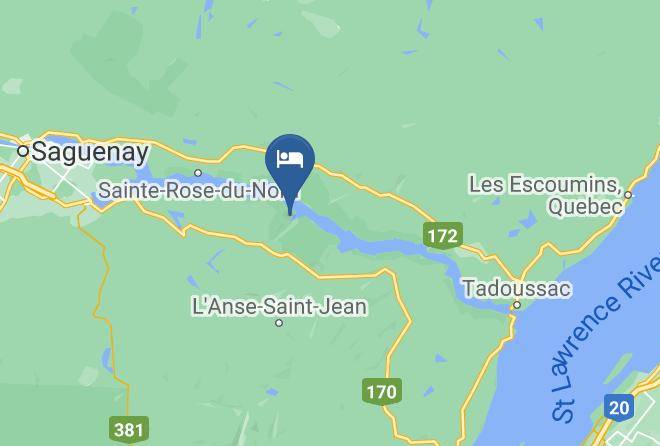 Le Saguenay Et Son Fjord - Saguenay Fjords National Park Maps