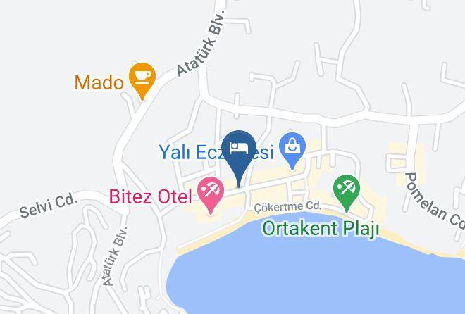 Bodrum - Sah Otel Maps