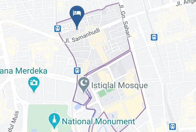 Central Jakarta - Sahaja Pasar Baru Maps