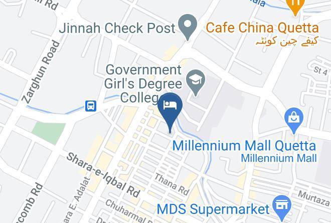 Quetta - Sahar Hotel Maps