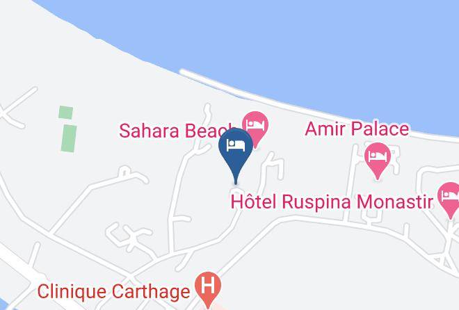 Tunisia - Sahara Beach Aquapark Resort Maps