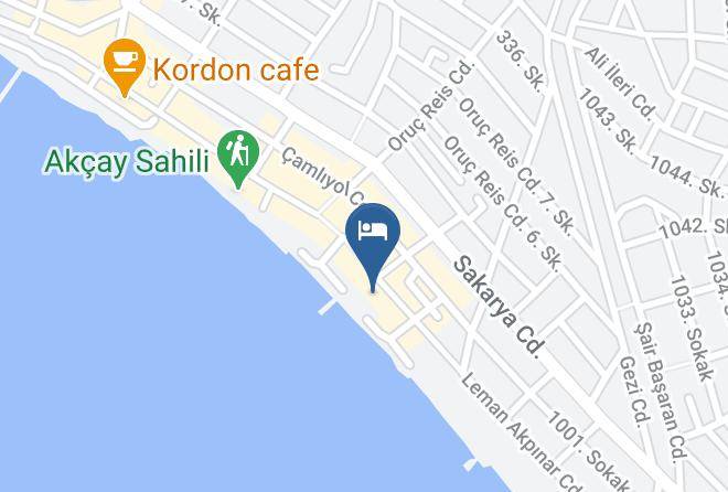 Edremit - Sahra Motel Akcay Maps