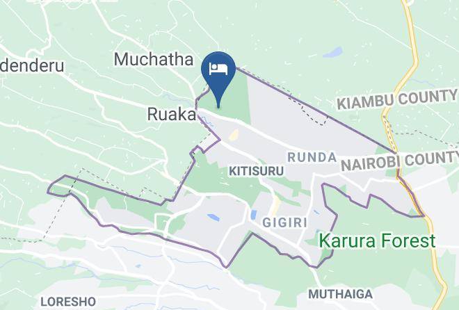Nairobi - Sahara West Park Hotel Maps