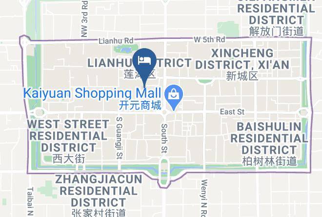 Xi An - Sahara Youth Inn Maps